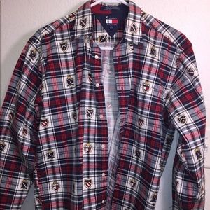Tommy Hilfiger Button-down 100% Cotton Sz XL XG/XG